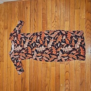 Beautiful fall print Bodycon dress XXS